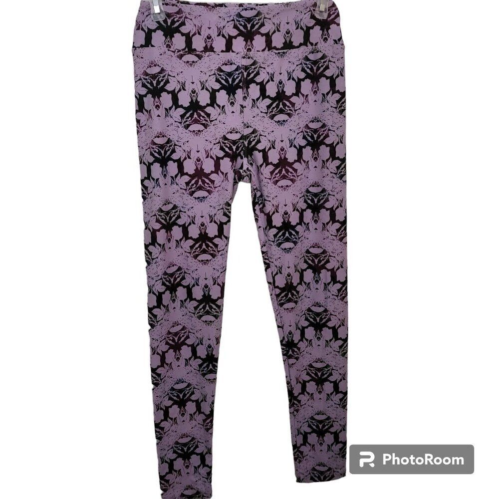 LuLaRoe Lavender Floral Leggings
